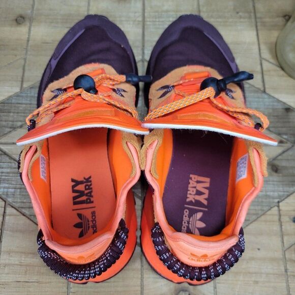 EUC Adidas X Ivy Park Nite Jogger 2020 FX3158 Orange Maroon - Size 9.5, Beyonce - Picture 10 of 13